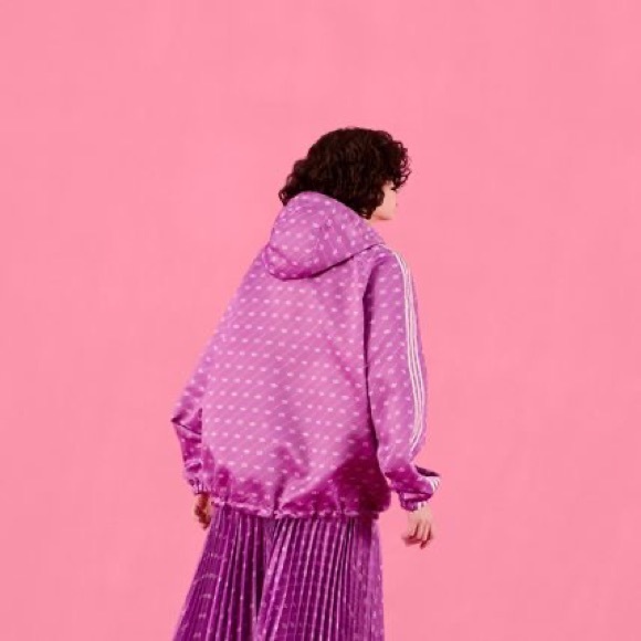 NWOT GUCCI x ADIDAS REVERSIBLE JACKET IN PURPLE - Picture 2 of 13